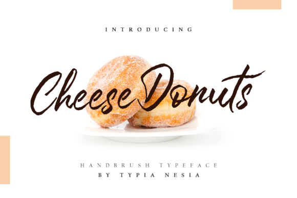 Cheese Donuts Font Poster 1