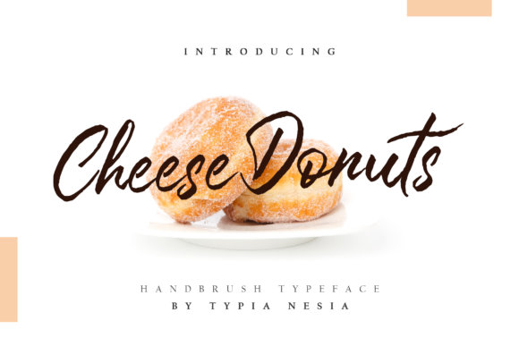 Cheese Donuts Font Cheese Donuts Font Poster 1