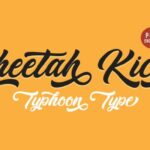Cheetah Kick Font Poster 1