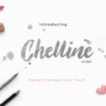 Chelline Script Font Poster 1