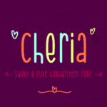 Cheria Font Poster 1