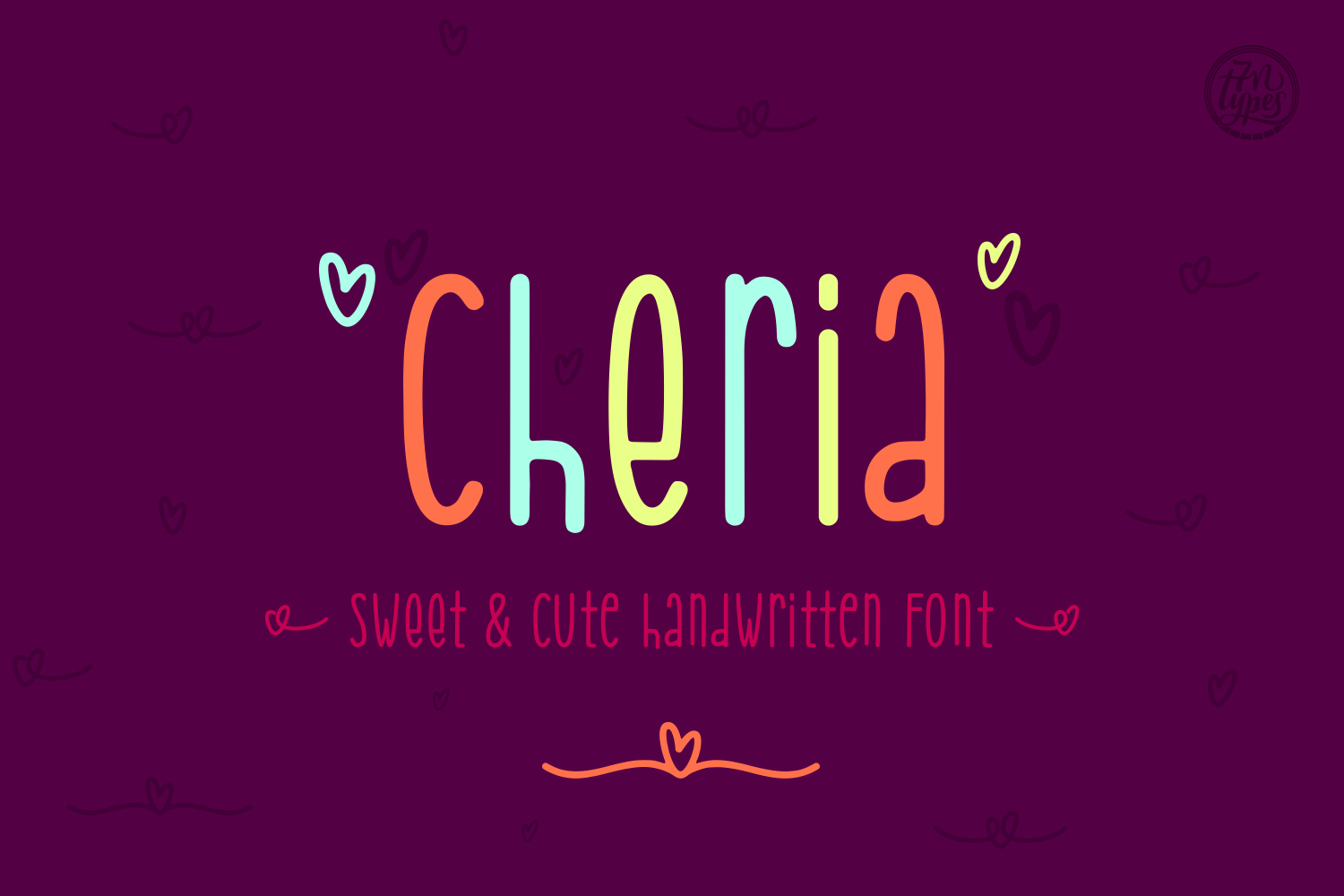 Cheria Font Poster 1