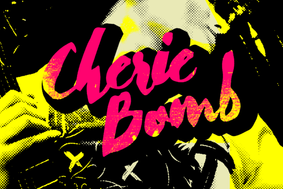 Cherie Bomb Font Poster 1
