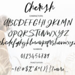 Cherish Font Poster 8
