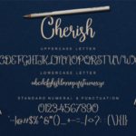 Cherish Script Font Poster 5