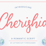 Cherishia Font Poster 1