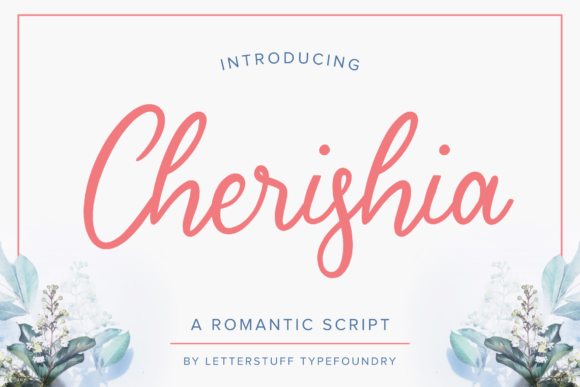 Cherishia Font Cherishia Font Poster 1