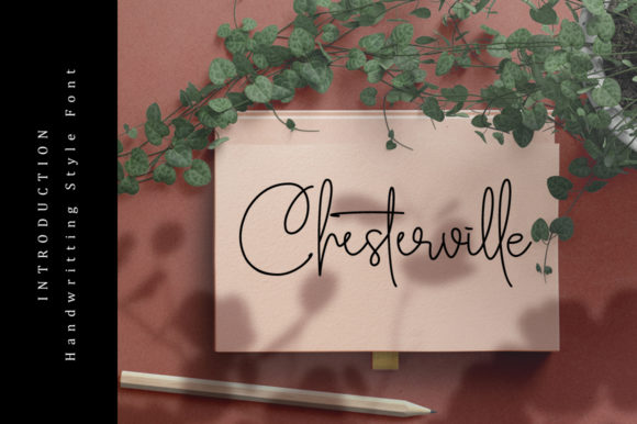 Chesterville Font Poster 1