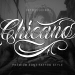 Chicano Font Poster 1