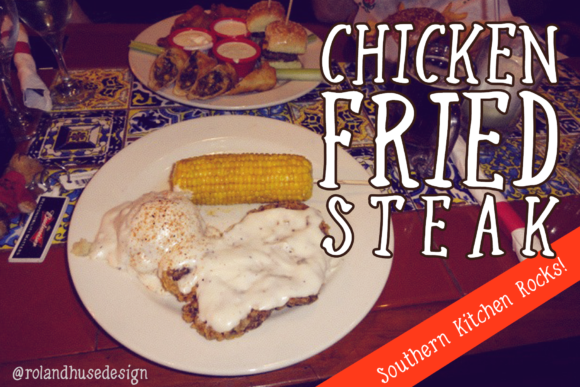 Chicken Fried Steak Font Poster 1