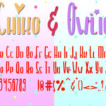 Chiko & Owlie Font Poster 10