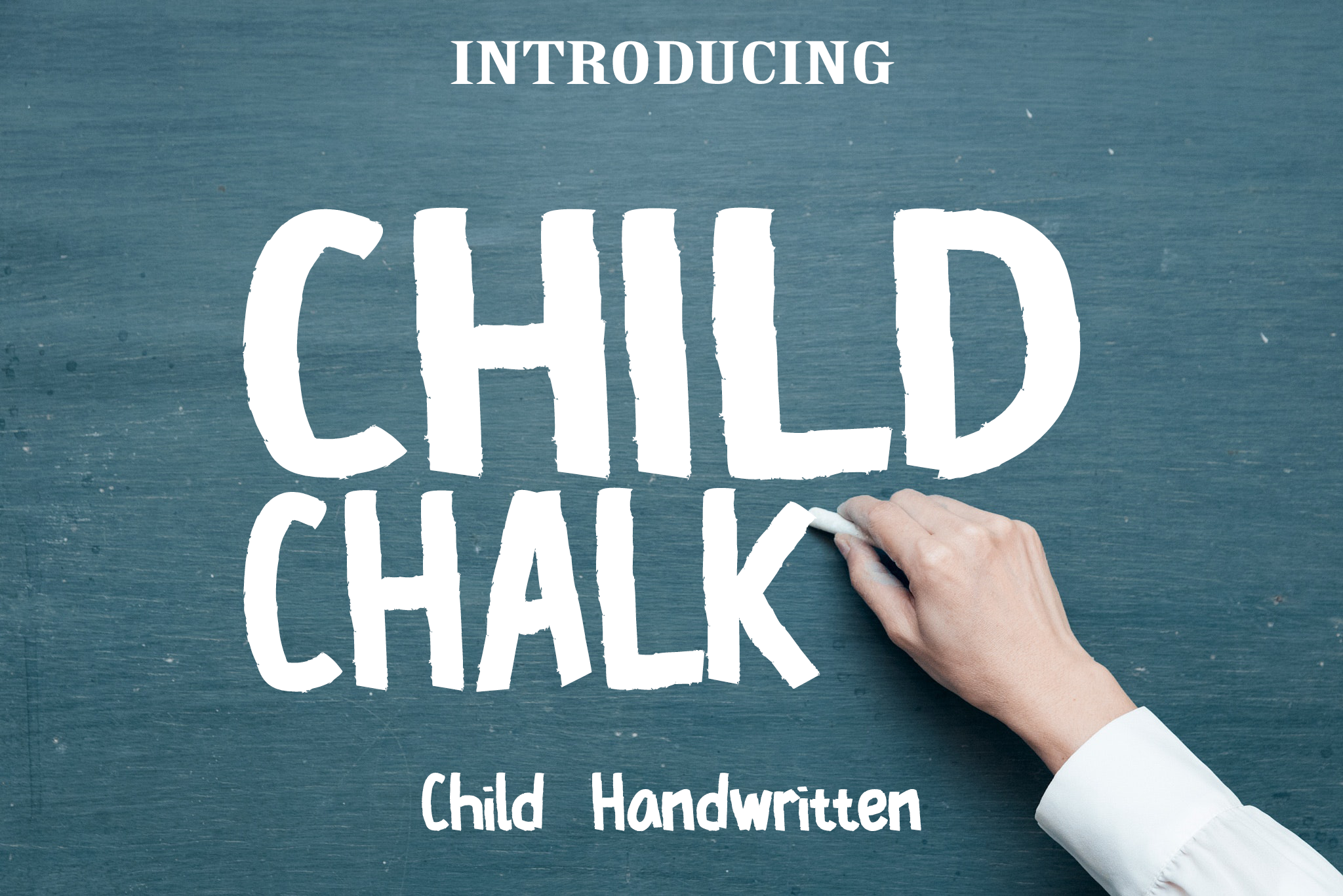 Child Chalk Font Child Chalk Font Poster 1