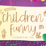 Children Funny Font Poster 1