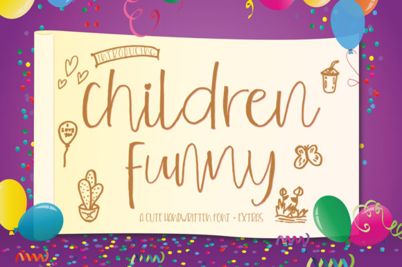 Children Funny Font Poster 1