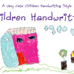 Children Handwritten Font Poster 1