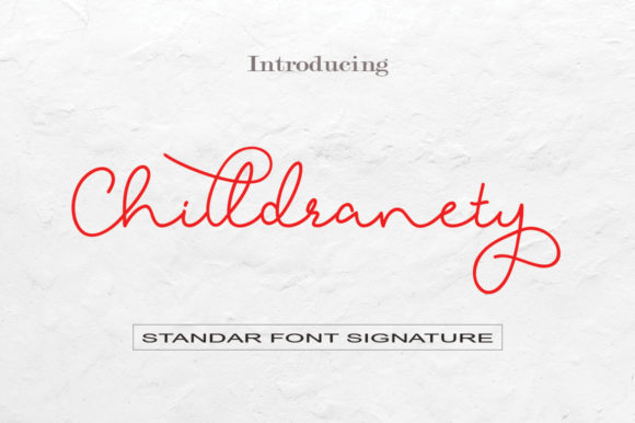 Chilldranety Font Poster 1