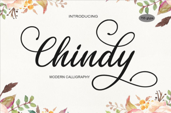 Chindy Font Poster 1