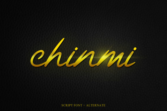 Chinmi Script Font Poster 1