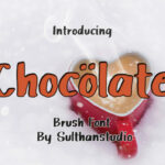 Chocolate Font Poster 1