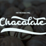 Chocolate Font Poster 1