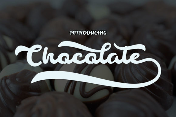 Chocolate Font Poster 1