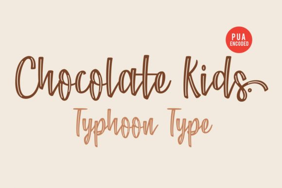 Chocolate Kids Font Poster 1