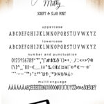 Chocolate Milky Font Poster 11
