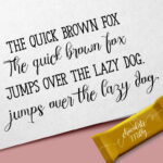 Chocolate Milky Font Poster 6