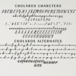 Cholaros Font Poster 9