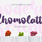 Chomolatte Font Poster 1
