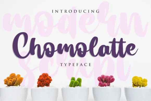 Chomolatte Font Chomolatte Font Poster 1