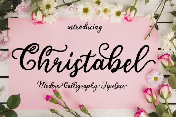 Christabel Font Christabel Font Poster 1