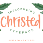 Christed Font Poster 1