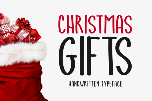 Christmas Gifts Font Poster 1