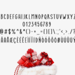Christmas Gifts Font Poster 4