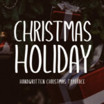 Christmas Holiday Font Poster 1