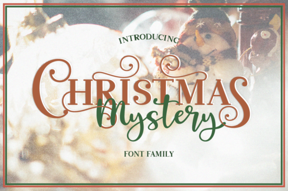 Christmas Mystery Family Font Poster 1