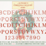 Christmas Mystery Family Font Poster 6