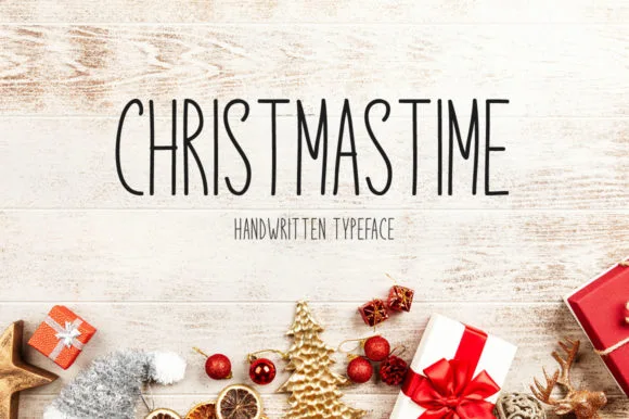 Christmastime Font Christmastime Font Poster 1