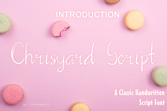 Chrisyard Script Font Poster 1