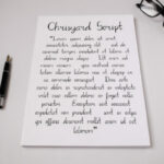 Chrisyard Script Font Poster 2