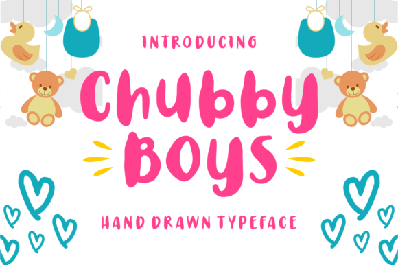 Chubby Boys Font Poster 1