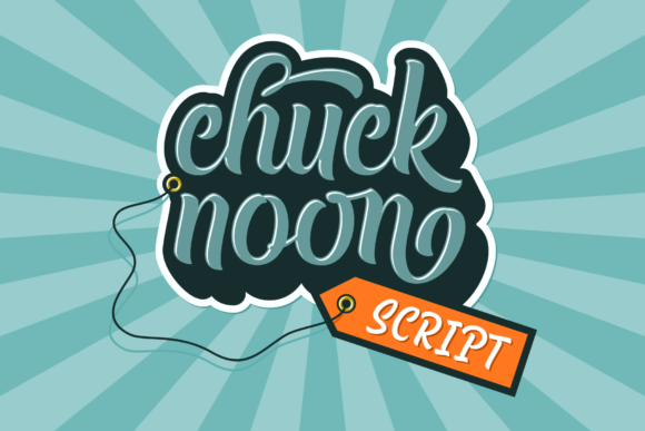Chuck Noon Script Font Poster 1