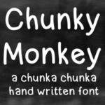 Chunky Money Font Poster 1
