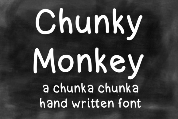 Chunky Money Font Poster 1