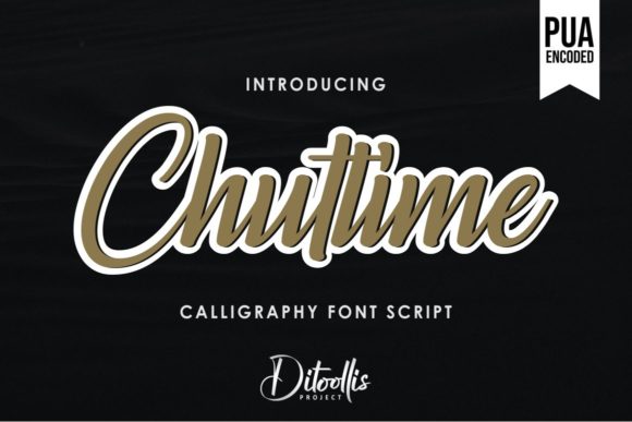 Chuttime Font Poster 1