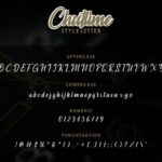 Chuttime Font Poster 7