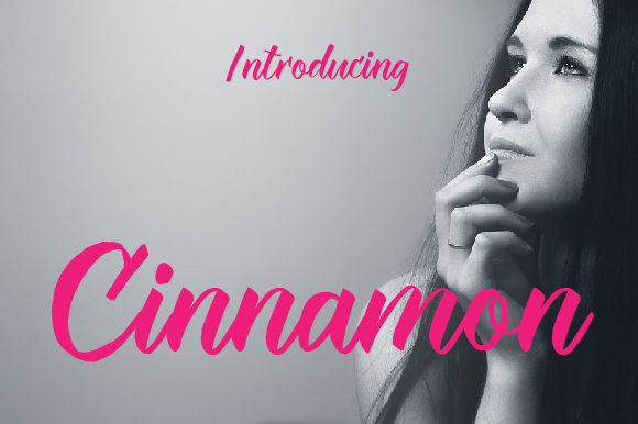 Cinnamon Font Poster 1