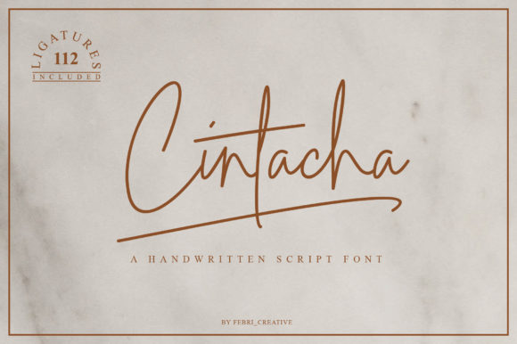 Cintacha Font Poster 1