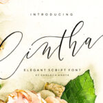 Cintha Font Poster 1